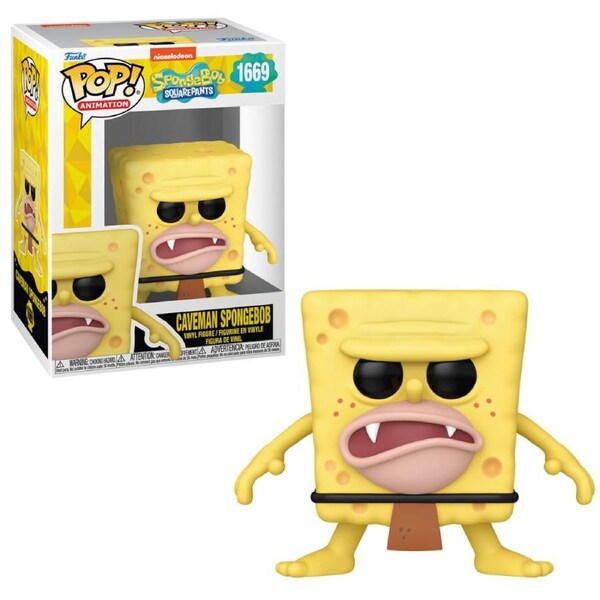 Spongebob Squarepants 25th Anniversary Caveman Spongebob Funko POP! Vinyl