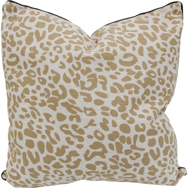 LVD Safari Natural Polylinen Cushion Pillow Sofa/Couch Home Decor 50cm Sqr