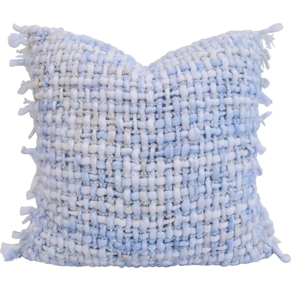 LVD Chunky Knit Acrylic/Cotton CushionPillow Decor 50x50cm Square Sea Breeze