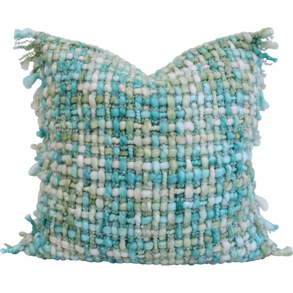 LVD Chunky Knit Acrylic/Cotton Cushion Pillow Sofa Decor 50cm Square Marine