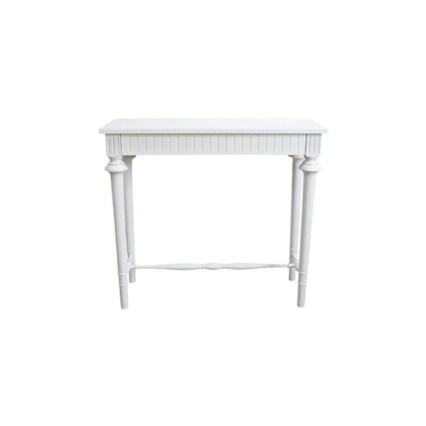 LVD Lola MDF Console Table Home Living Room Furniture Rectangle 100x90cm WHT