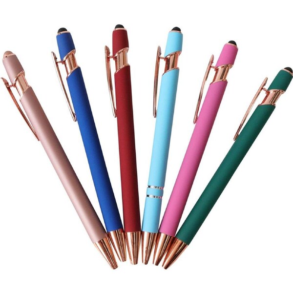 24pc LVD Writing/Signing Pens Ballpoint Pen Office/School Stationery Velvet