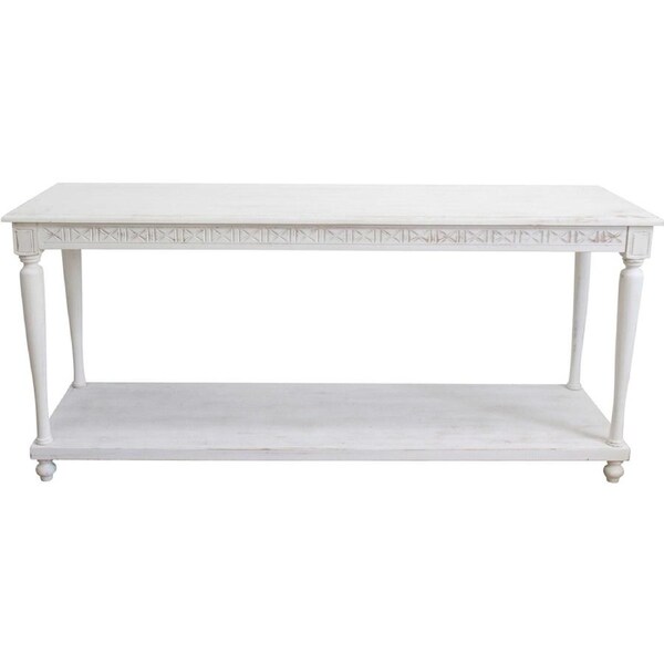 LVD Portia MDF Console Table Home Living Room Furniture Rect 180x81cm White