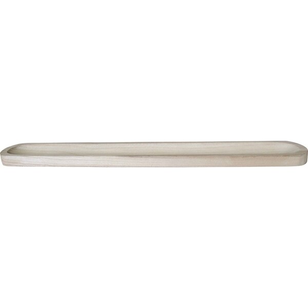 LVD Wooden Long Baguette Whisper Food Serving Tray/Platter 70x9.5cm Natural