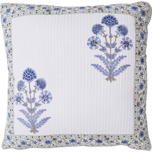 LVD Cotton Sqr Quilted Cushion/Piilow Home Bed/Sofa/Couch Decor 55cm Layla