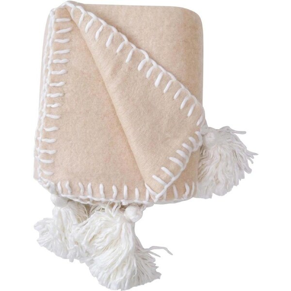 LVD Throw Blanket Stitch Decorative Cozy Blanket Home/Lounge Decor 130x170cm