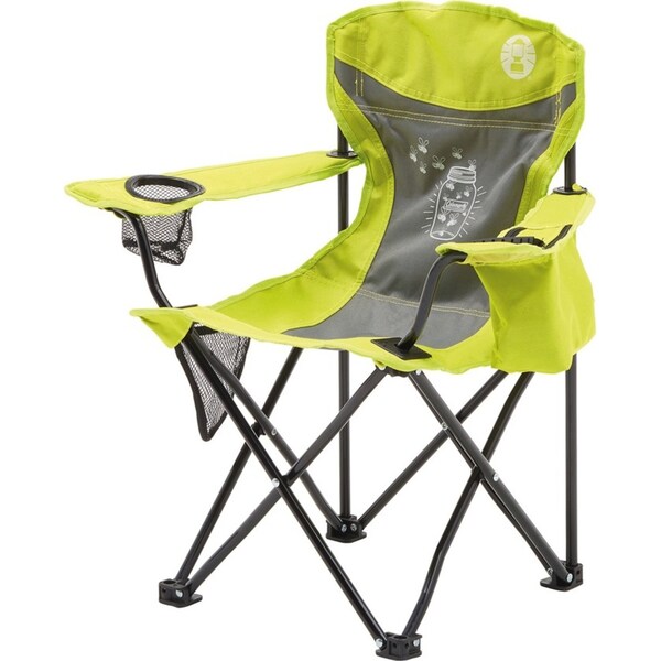 Coleman Chair Quad Kids Fyrefly Illumi Bug Green Camping Outdoor Equipment