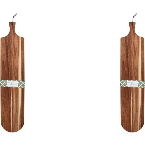 2x LVD Serving Board Platter Chef L Home Kitchen Serveware/Tableware 80x17cm