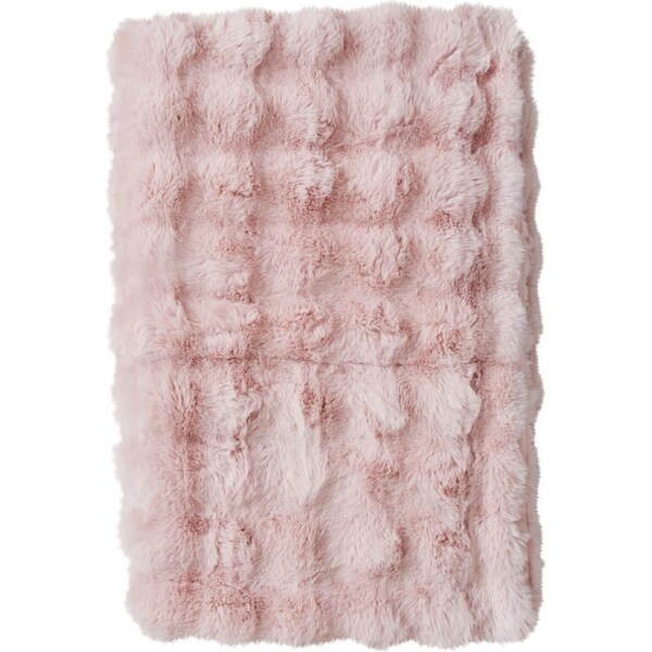 LVD Crepe Lux Faux Fur Blanket Soft Plush Comfort Cloth Quilt 200cm