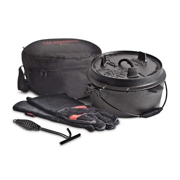 Campfire Pioneer Camp Oven Set - 4.5QT - Black