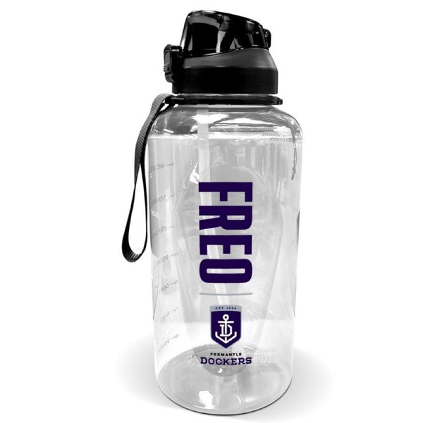 Fremantle Dockers AFL Large 3.70L Team Logo Tritan Water Bottle