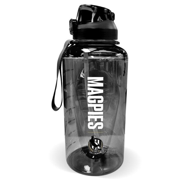 Collingwood Magpies AFL Large 3.70L Team Logo Tritan Water Bottle