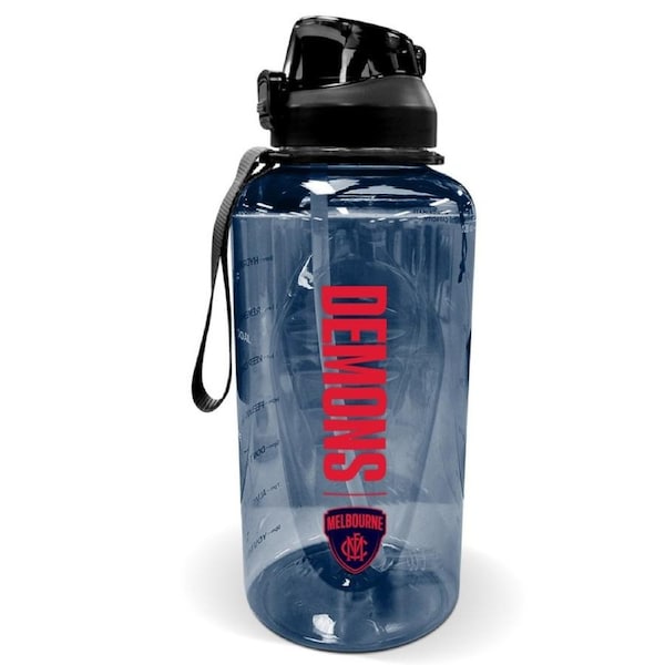 Melbourne Demons AFL Large 3.70L Team Logo Tritan Water Bottle