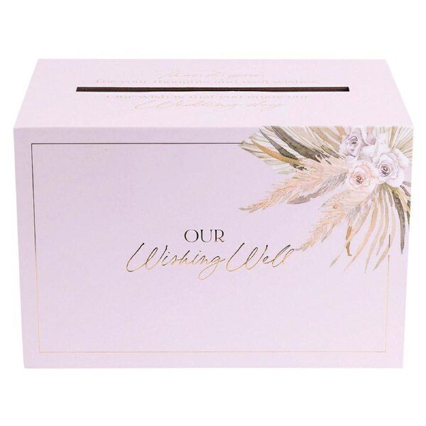 Splosh Floral Wedding/Engagement Party Our Wishing Well Box w/ Slot 30x20cm