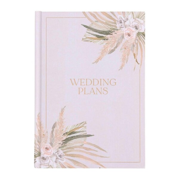 Splosh Floral Wedding Planner Journal 15-Categories Engagement Book 15x21cm