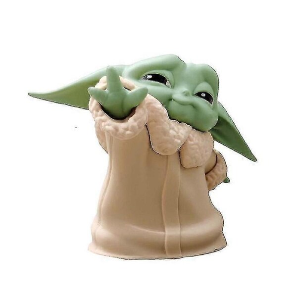 5pcs Star Wars The kid Animatronic Edition Baby Yoda Action Figure The Mandalorian Toy For Kids