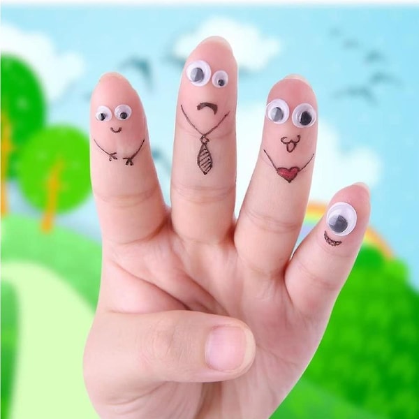 1000 Pieces Eyes Self Adhesive Googly Eyes for DIY Craft Scrapbooking, Festival Craft Doll Making T