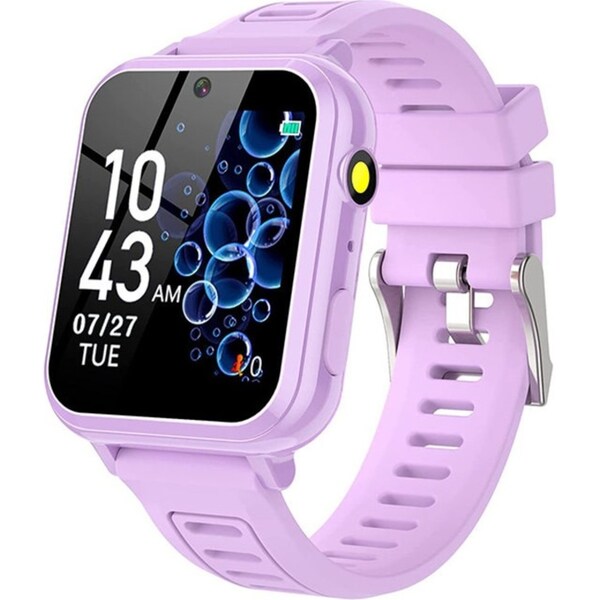 Catzon Kids Smart Watch with 16 Games Camera Calculator Recorder for Girls Boys-Purple