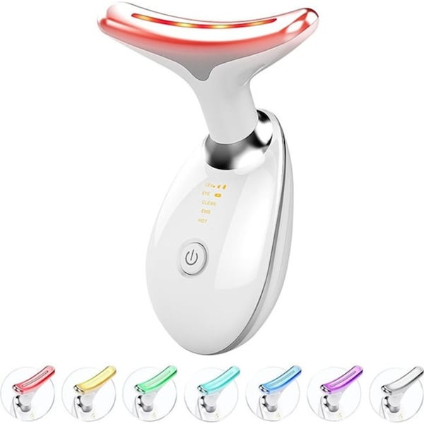 Catzon Neck Face Massager 7 Color LED Face Sculpting Tool for Skin Care Tightening and Lifting
