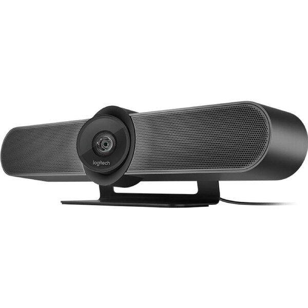 Logitech MeetUp 4K Conferencecam with 120-degree FOV & 4K Optics HD Video & Audio Conferencing Camera System for Small Meeting Rooms