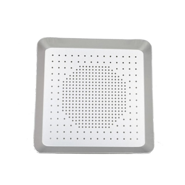 Pizza Pan Square Non-Stick Aluminium Alloy 8 Inch-16 Inch Heat Resistant Punching Pizza Baking Pan Tray Kitchen Tools for Home 16inch