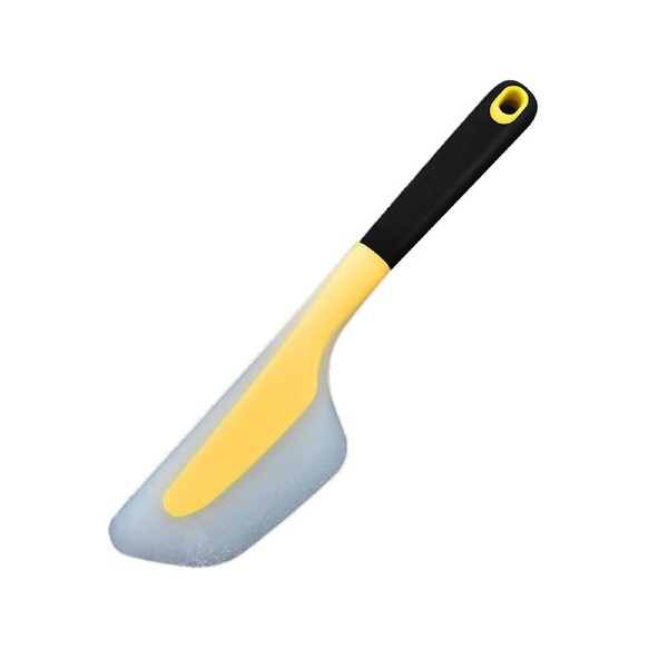 Cream Scraper Seamless Non-Stick Silicone Pastry Cake Spatula Kitchen Tool Yellow