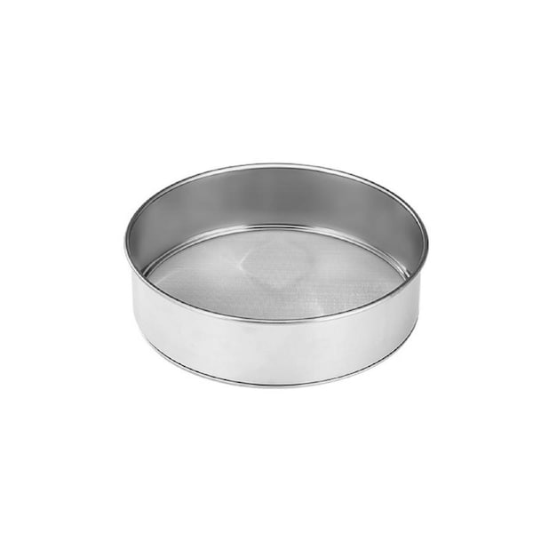 Mesh Strainer High Hardness Anti-rust 60 Mesh 304 Stainless Steel Round Flour Sifter Baking Tool 6 Grit