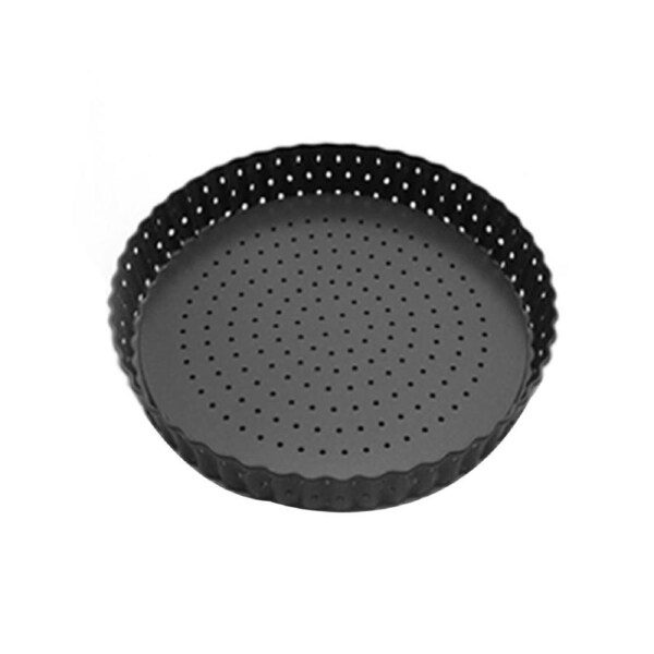 Pizza Pan Eco-friendly Heat Resistant Carbon Steel Baking Pizza Tray for Home 2
