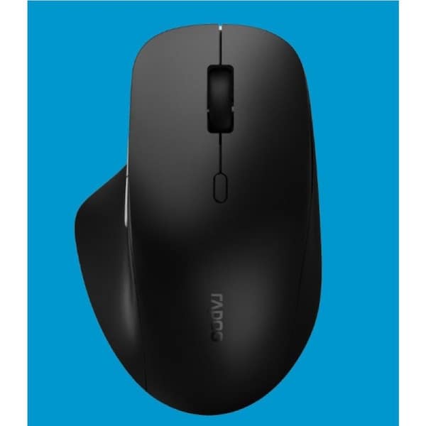 RAPOO M50 PLUS BLACK Wireless Optical Mouse -4-speed preset DPI -Wireless 2.4G transmission. Office and Business Choice