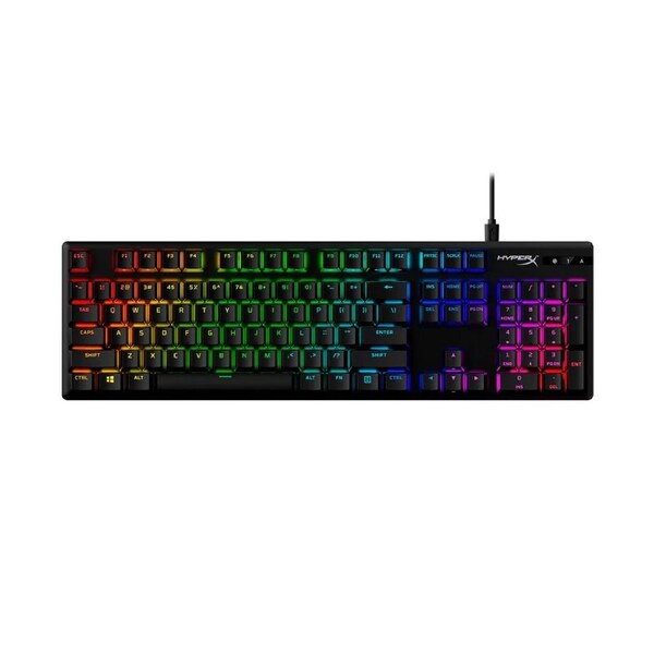 HP HyperX Alloy Origins PBT HX Blue - Mechanical Gaming Keyboard, PBT keycaps, Responsive HyperX Mechanical Switches, Aircraft-grade aluminum body