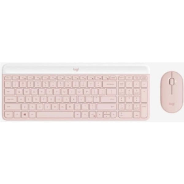 Logitech MK470 Slim Wireless Keyboard and Mouse Combo - Rose