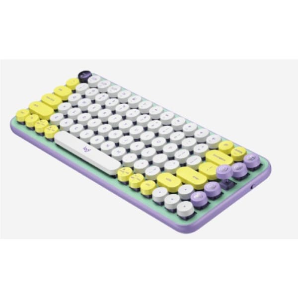 Logitech POP Keys Wireless Mechanical Keyboard With Emoji Keys - Daydream Mint