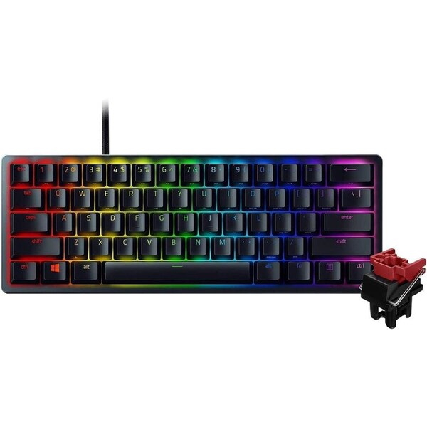 Razer Huntsman Mini-60% Optical Gaming Keyboard (Linear Red Switch)-FRML