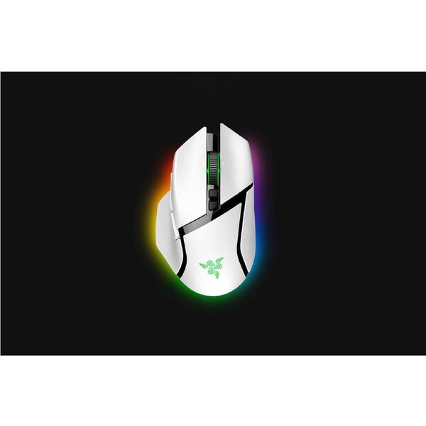 Razer Basilisk V3 Pro White Edition-Ergonomic Wireless Gaming Mouse
