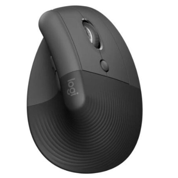 Logitech Lift Vertical Ergonomic Mouse - Graphite - RIGHT HANDED