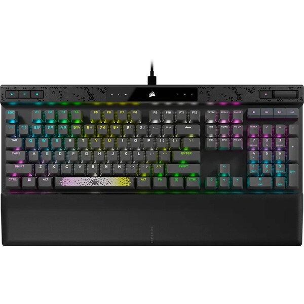 CORSAIR K70 MAX-BLK-MGX White-RGB Wired Gaming Keyboard