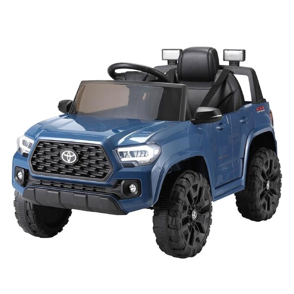 Toyota Ride On Car Kids Electric Toy Cars Tacoma Off Road Jeep 12V Battery Black