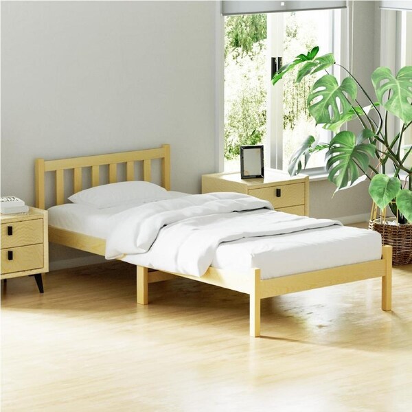 212x160 Artiss Bed Frame Wooden King Single Double Queen SOFIE Single
