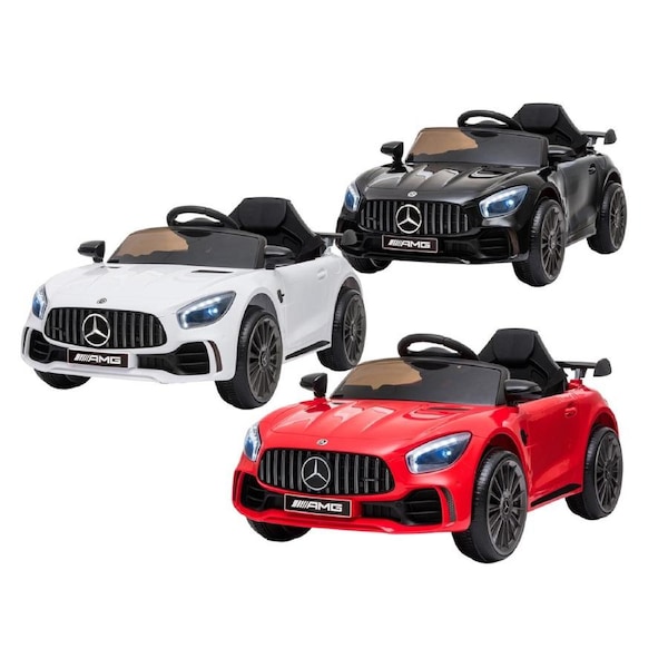 Mercedes Benz Licensed Kids Electric Ride On Car Remote Control White