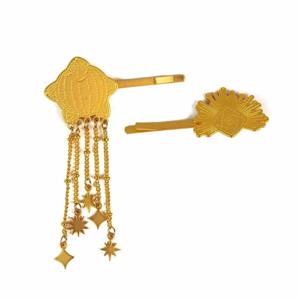 Disney - Wish - Star & Flower Hairpins