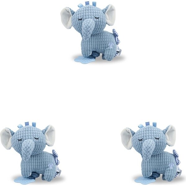 3x Koala Dream Snuggle Buddy Trunks Elephant Baby/Infant Soft Jiggler Blue 0M+