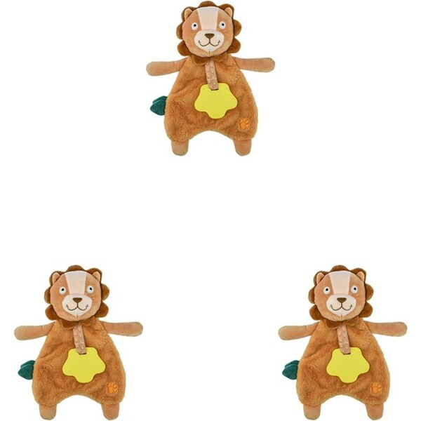 3x Koala Dream Snuggle Buddy Hugsworth Lion Baby/Infant Soft Snuggler Brown 0M+