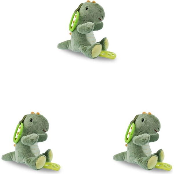 3x Koala Dream Snuggle Buddy Minty Dinosaur Baby/Infant Soft Jiggler Green 0M+