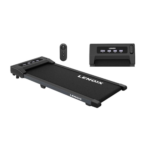 Lenoxx 1.5 HP 52cm Electric Walking Pad Treadmill with Remote Control and Display Screen