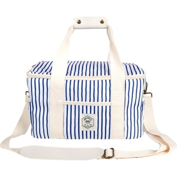 Good Vibes Deluxe 15 Can Outdoor Camping Cooler Bag Mediterranean Print 20x34cm