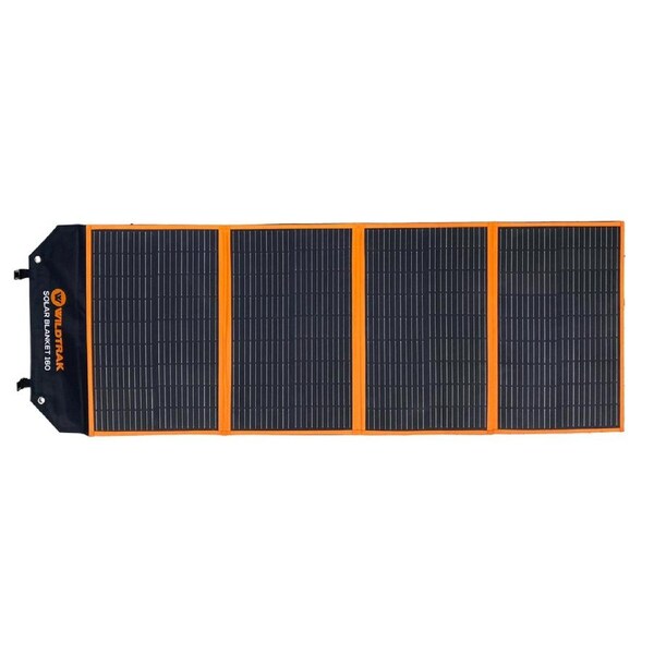 Wildtrak Folding Solar Blanket Efte Coated With Stand Portable Efficient 160W