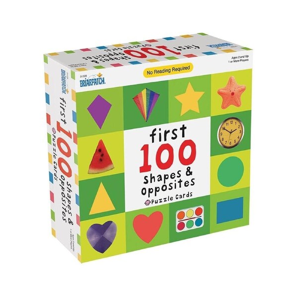 First 100 Shapes & Opposites Puzzle Cards
