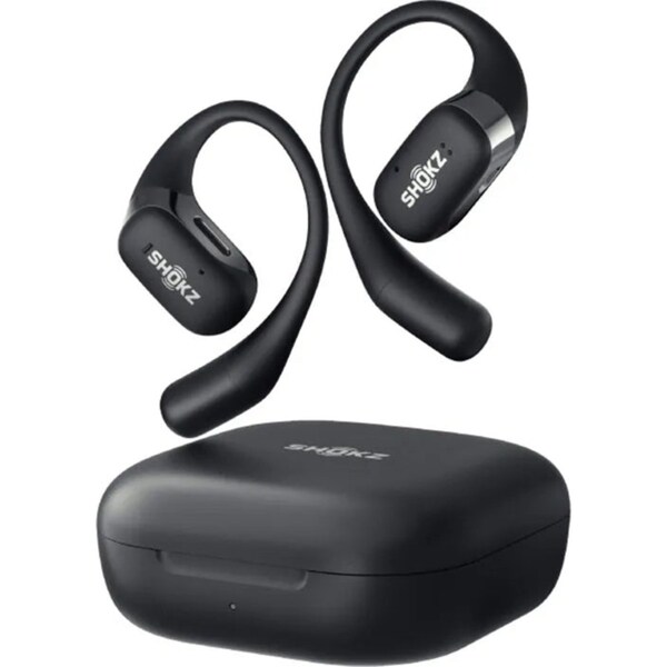 Shokz OpenFit True Wireless Earphones Bone Conduction Earbuds Black