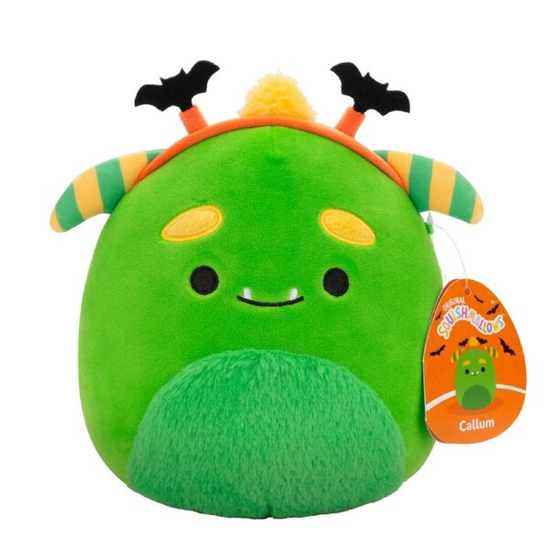 Squishmallows Halloween Callum the Green Monster 7.5 inch Plush