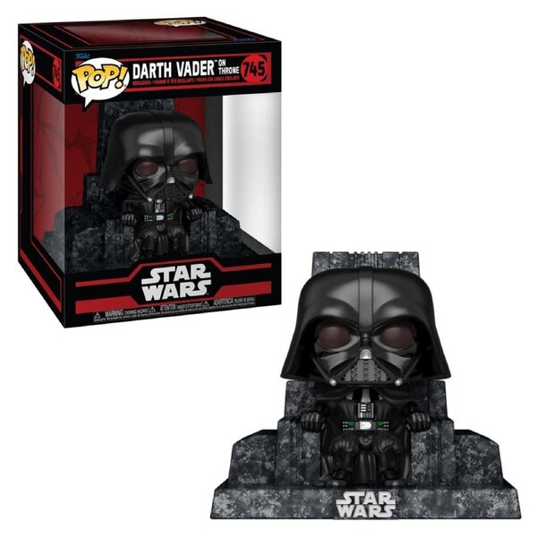 Star Wars Darth Vader On Throne Deluxe Funko POP! Vinyl